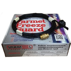 фото Комплект для обогрева труб varmel freeze guard 16vfgm2-cf-18 м нагревательная секция (комплект пищевой)