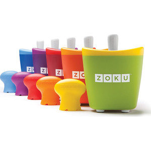 фото Набор для приготовления мороженого zoku single quick pop maker (zk110-or)