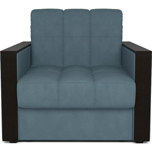 Кресло-кровать Mebel Ars Техас голубой ППУ кровать двухъярусная кровать астра 6 дуб молочный мульти голубой