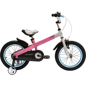 фото Велосипед royal baby buttons alloy 16'' розовый
