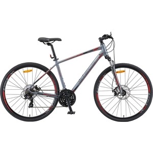 Велосипед Stels Cross-130 MD Gent 28'' V010 18.5'' Серый