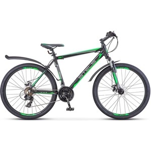 фото Велосипед stels navigator 620 md 26'' v010 (2018) 14'' черный/зеленый/антрацит