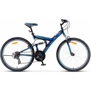 

Велосипед Stels Focus V 26'' 18 sp V030 (2018) 18'' Черный/синий, Focus V 26" 18 sp V030 (2018) 18" Черный/синий