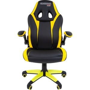 фото Офисное кресло  chairman game 15 экопремиум черный/желтый