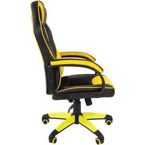 Офисное кресло  Chairman Game 17 экопремиум черный/желтый