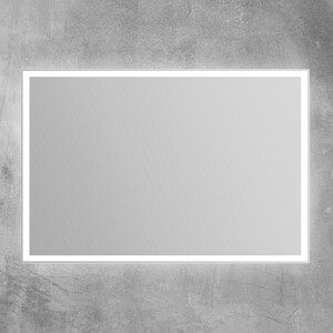фото Зеркало belbagno spc 120 с подсветкой, кнопочный выключатель (spc-grt-1200-800-led-btn)