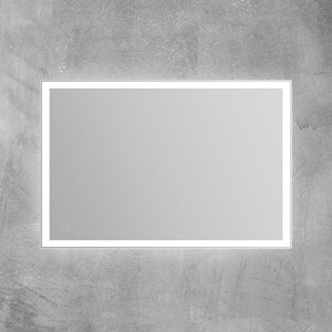 фото Зеркало belbagno spc 90 с подсветкой, кнопочный выключатель (spc-grt-900-600-led-btn)