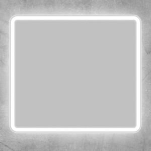 фото Зеркало belbagno spc 90 с подсветкой, кнопочный выключатель (spc-mar-900-800-led-btn)