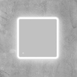 фото Зеркало belbagno spc 60 с подсветкой, сенсорный выключатель (spc-mar-600-600-led-tch)
