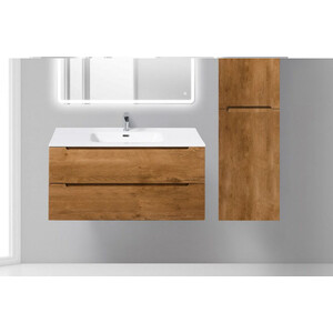 фото Тумба с раковиной belbagno etna 101.5x46 rovere nature (etna-1000-2c-so-rn-p, bb1000etl)