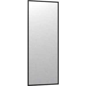 фото Зеркало настенное в раме мебелик сельетта-6 глянец черный 110х40х9