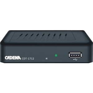 Тюнер DVB-T2 Cadena CDT-1712 тюнер dvb t2 сигнал эфир hd 215