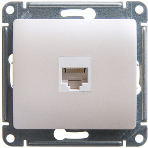 

Механизм компьютерной розетки Schneider Electric Glossa RJ45 CAT.5E перламутр (GSL000681K), Glossa RJ45 CAT.5E перламутр (GSL000681K)