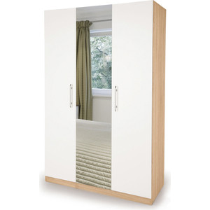 Шкаф комбинированный Шарм-Дизайн Шарм 135х60 дуб сонома+белый Гамма