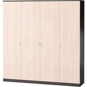 Шкаф четырехдверный Шарм-Дизайн Лайт 160х60 венге+вяз диван кровать шарм дизайн лайт серый
