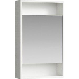 Зеркальный шкаф Aqwella Сити 50х80 дуб канадский (SIT0405DK) сити сб 2942 шкаф 3 х дверный с фасадами мдф