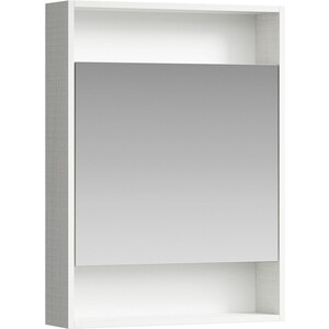 Зеркальный шкаф Aqwella Сити 60х80 дуб канадский (SIT0406DK) сити сб 2942 шкаф 3 х дверный с фасадами мдф