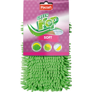 

Насадка для швабры Paclan Green Mop Soft, шенилл 1 шт, Green Mop Soft, шенилл 1 шт