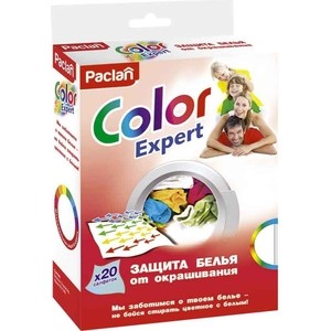 

Салфетка Paclan COLOR EXPERT для предотвращения окрашивания, 20 шт, COLOR EXPERT для предотвращения окрашивания, 20 шт
