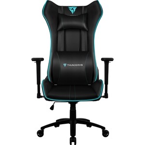 фото Кресло компьютерное thunderx3 uc5 black-cyan air с подсветкой 7 цветов