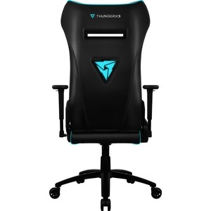 фото Кресло компьютерное thunderx3 uc5 black-cyan air с подсветкой 7 цветов