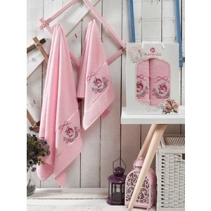 

Набор из 2 полотенец Merzuka Rose махровое 50x80/70x130 (9330 брусничный), Rose махровое 50x80/70x130 (9330 брусничный)