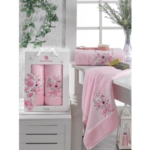 

Набор из 2 полотенец Merzuka Bella махровое 50x80/70x130 (9806 светло- розовый), Bella махровое 50x80/70x130 (9806 светло- розовый)