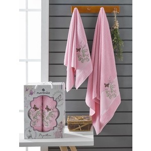 

Набор из 2 полотенец Merzuka Papillon (10169 розовый), Papillon (10169 розовый)