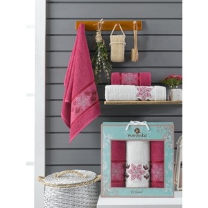 

Набор из 3 полотенец Merzuka Elegant (10166 бордовый), Elegant (10166 бордовый)