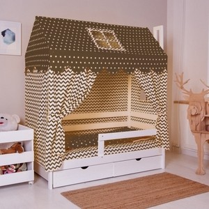 

Комплект для кроватки Домик Incanto кофе 386755, кофе 386755