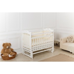 

Кроватка Incanto Sofi продольный маятник белый KR-0010/0, Sofi продольный маятник белый KR-0010/0