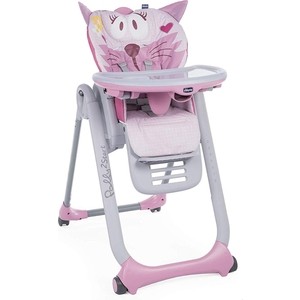 фото Стульчик для кормления chicco polly 2start miss pink 94267