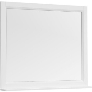 Зеркало с полкой Aquanet Бостон 100 белый (209674) зеркало шкаф aquanet гретта 75 венге белый 173995