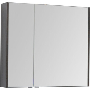 Зеркало-шкаф Aquanet Остин 85 дуб кантербери/белый (200918)