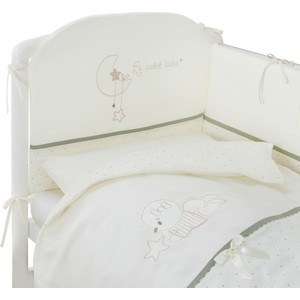 Комплект в кроватку Perina Le Petit Bebe 6 предметов Молочно-кофейный