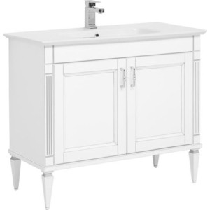 Мебель для ванной Aquanet Селена 105 белая/серебро