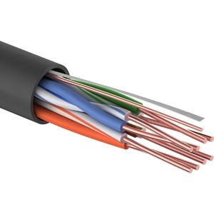 

Кабель Proconnect витая пара UTP 4PR 24AWG, CCA, CAT5e, PE, (бухта 305 м), черный OUTDOOR (01-0045-3), витая пара UTP 4PR 24AWG, CCA, CAT5e, PE, (бухта 305 м), черный OUTDOOR (01-0045-3)