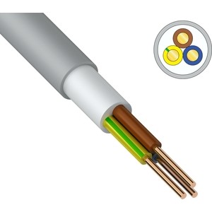 

Кабель REXANT силовой медный NUM-J 3x1,5 мм2, длина 50 метров, ГОСТ 31996-2012, ТУ 3520-015-38229892-2015 (01-8704-50), силовой медный NUM-J 3x1,5 мм2, длина 50 метров, ГОСТ 31996-2012, ТУ 3520-015-38229892-2015 (01-8704-50)