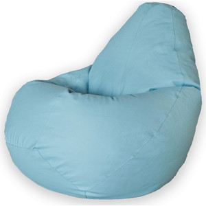 Кресло-мешок DreamBag Голубая экокожа XL 125x85 кресло мешок dreambag кремовая экокожа xl 125x85