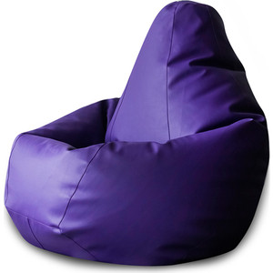 Кресло-мешок DreamBag Фиолетовая экокожа XL 125x85 кресло мешок dreambag фиолетовая экокожа 3xl 150x110