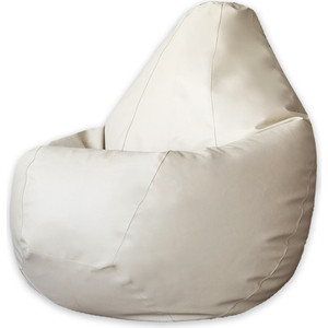 Кресло-мешок DreamBag Кремовая экокожа XL 125x85 кресло мешок dreambag кремовая экокожа xl 125x85