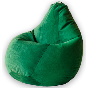 Кресло-мешок DreamBag Зеленый микровельвет XL 125x85 кресло мешок dreambag зеленый велюр 2xl 135х95
