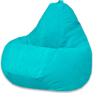 Кресло-мешок DreamBag Бирюзовый микровельвет XL 125x85 кресло мешок dreambag сиена мята xl 125x85