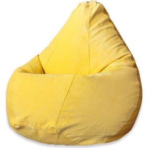 Кресло-мешок DreamBag Желтый микровельвет XL 125x85 кресло артмебель норден микровельвет желтый