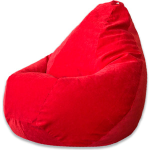 Кресло-мешок DreamBag Красный микровельвет XL 125x85 кресло мешок dreambag сиена мята xl 125x85