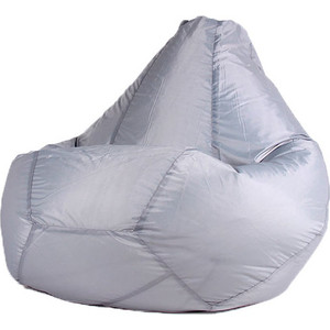 Кресло-мешок DreamBag Серое оксфорд 2XL 135x95 ткань 1 м п водонепроницаемая оксфорд 600 den 150 см серый