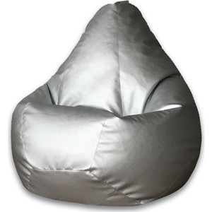 кресло мешок dreambag серый микровельвет 2xl 135x95 Кресло-мешок DreamBag Металлик экокожа 2XL 135x95