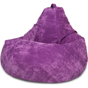Кресло-мешок DreamBag Фиолетовый микровельвет 2XL 135x95 кресло мешок dreambag желтый микровельвет xl 125x85