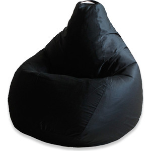 Кресло-мешок DreamBag Черное фьюжн 3XL 150x110 кресло мешок dreambag белое оксфорд xl 125x85