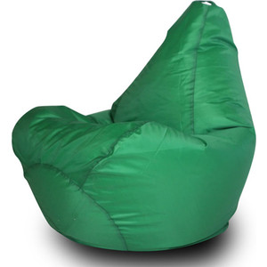 Кресло-мешок DreamBag Зеленое оксфорд L 80x75 кресло мешок bean bag груша коричневое оксфорд xl